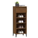 Shoe Rack Brown Oak 40x36x105 cm Engineered Wood