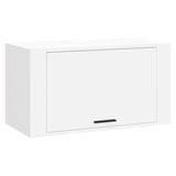 Wall-mounted Shoe Cabinet White 70x35x38 cm Engineered Wood - Front View