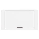 Wall-mounted Shoe Cabinet White 70x35x38 cm Engineered Wood - 45-Degree Angle