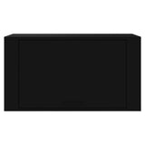 Wall-mounted Shoe Cabinet Black 70x35x38 cm Engineered Wood