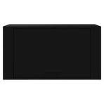 Wall-mounted Shoe Cabinet Black 70x35x38 cm Engineered Wood