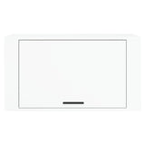 Wall-mounted Shoe Cabinet High Gloss White 70x35x38 cm Engineered Wood - 45-Degree Angle