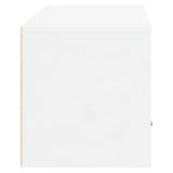 Wall-mounted Shoe Cabinet High Gloss White 70x35x38 cm Engineered Wood