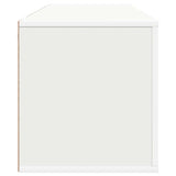 Wall Shoe Cabinet White 100x35x38 cm Engineered Wood