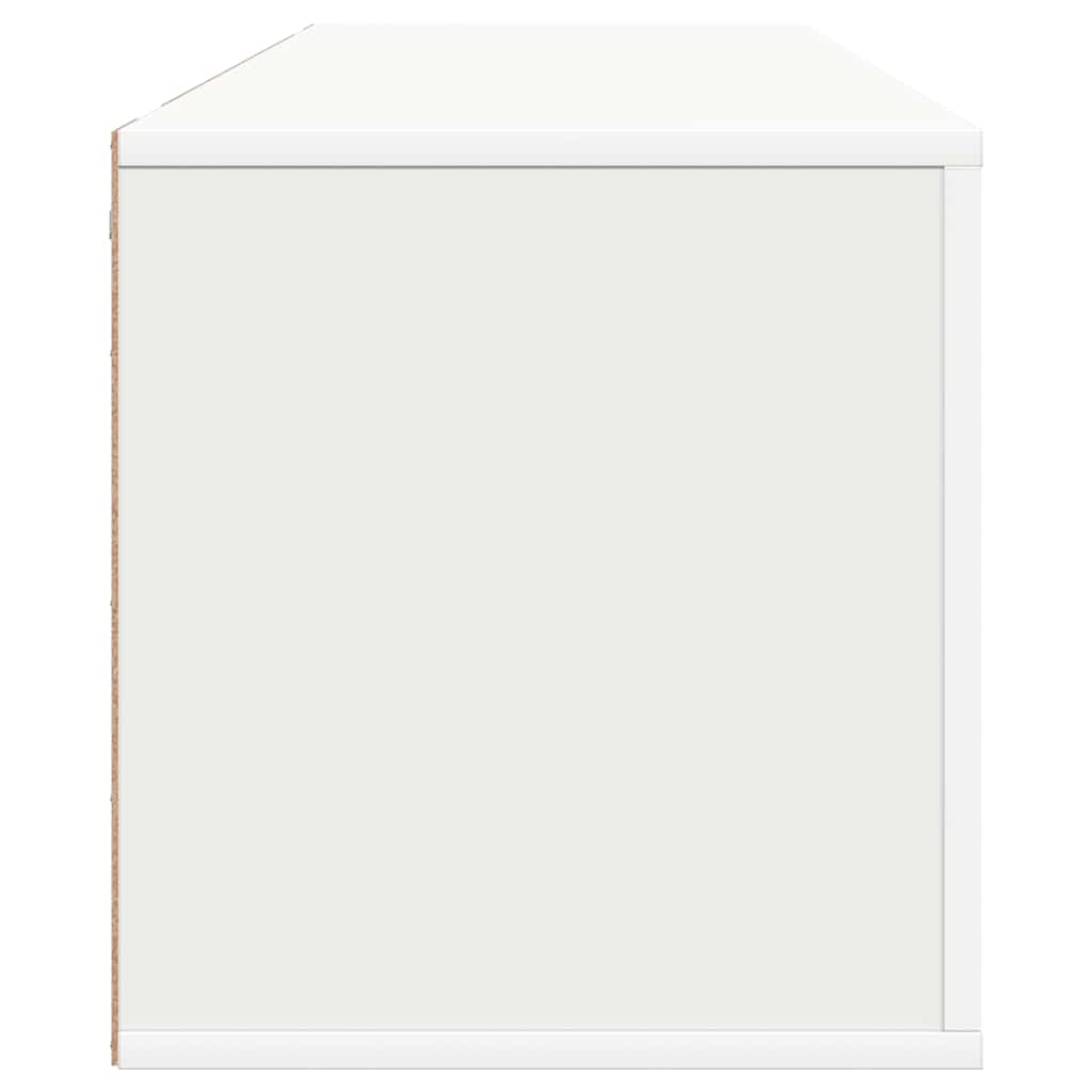 Wall Shoe Cabinet White 100x35x38 cm Engineered Wood