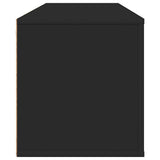 Wall Shoe Cabinet Black 100x35x38 cm Engineered Wood