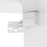 Wall Shoe Cabinet High Gloss White 100x35x38 cm Engineered Wood - Extra Image