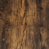 Wall Shoe Cabinet Smoked Oak 100x35x38 cm Engineered Wood