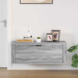 Wall Shoe Cabinet Grey Sonoma 100x35x38 cm Engineered Wood