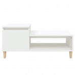 Coffee Table White 100x50x45 cm Engineered Wood