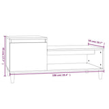 Coffee Table White 100x50x45 cm Engineered Wood