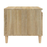 Coffee Table Sonoma Oak 100x50x45 cm Engineered Wood - Close-Up Angle