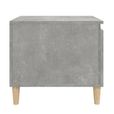 Coffee Table Concrete Grey 100x50x45 cm Engineered Wood - Close-Up Angle