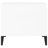 Coffee Table High Gloss White 100x50x45 cm Engineered Wood