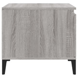 Coffee Table Grey Sonoma 100x50x45 cm Engineered Wood - Close-Up Angle