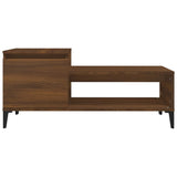 Coffee Table Brown Oak 100x50x45 cm Engineered Wood