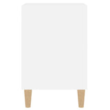 TV Cabinet White 100x35x55 cm Engineered Wood - Close-Up Angle