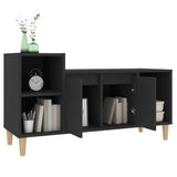 TV Cabinet Black 100x35x55 cm Engineered Wood - Top-Down View