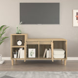 TV Cabinet Sonoma Oak 100x35x55 cm Engineered Wood - Side View