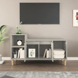 TV Cabinet Concrete Grey 100x35x55 cm Engineered Wood - Side View
