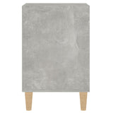 TV Cabinet Concrete Grey 100x35x55 cm Engineered Wood - Close-Up Angle