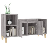TV Cabinet Grey Sonoma 100x35x55 cm Engineered Wood - Top-Down View