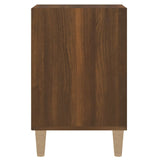 TV Cabinet Brown Oak 100x35x55 cm Engineered Wood - Close-Up Angle