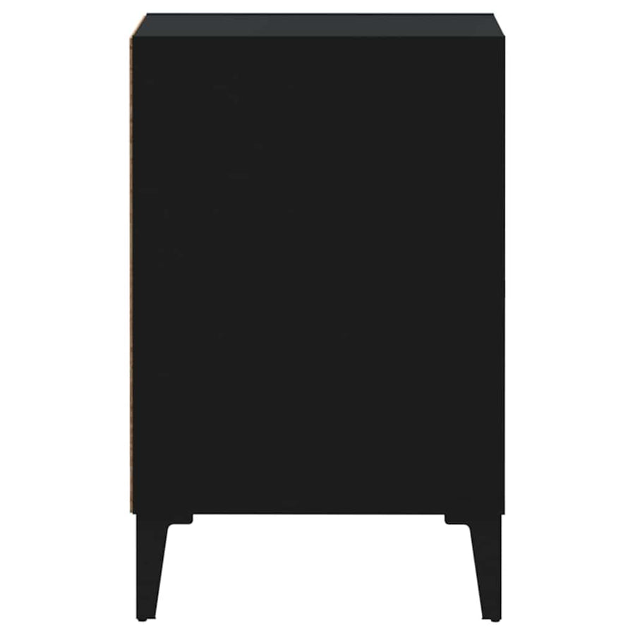 TV Cabinet Black 100x35x55 cm Engineered Wood