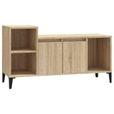 TV Cabinet Sonoma Oak 100x35x55 cm Engineered Wood - Front View