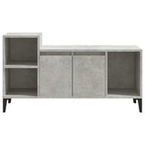 TV Cabinet Concrete Grey 100x35x55 cm Engineered Wood - 45-Degree Angle