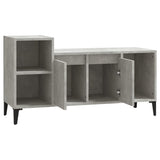 TV Cabinet Concrete Grey 100x35x55 cm Engineered Wood - Rear View