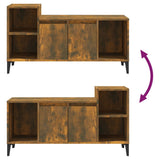 TV Cabinet Smoked Oak 100x35x55 cm Engineered Wood