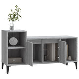 TV Cabinet Grey Sonoma 100x35x55 cm Engineered Wood - Top-Down View
