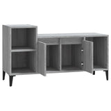TV Cabinet Grey Sonoma 100x35x55 cm Engineered Wood - Rear View