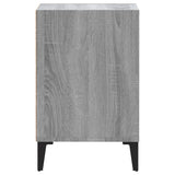 TV Cabinet Grey Sonoma 100x35x55 cm Engineered Wood - Close-Up Angle