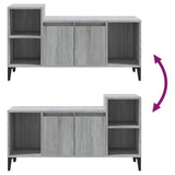 TV Cabinet Grey Sonoma 100x35x55 cm Engineered Wood - Low Angle