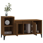 TV Cabinet Brown Oak 100x35x55 cm Engineered Wood