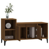 TV Cabinet Brown Oak 100x35x55 cm Engineered Wood - Top-Down View