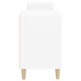TV Cabinet High Gloss White 160x35x55 cm Engineered Wood - Low Angle