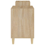 TV Cabinet Sonoma Oak 160x35x55 cm Engineered Wood - Low Angle