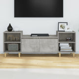 TV Cabinet Concrete Grey 160x35x55 cm Engineered Wood