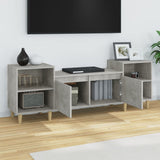 TV Cabinet Concrete Grey 160x35x55 cm Engineered Wood - Top-Down View