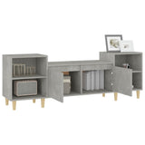 TV Cabinet Concrete Grey 160x35x55 cm Engineered Wood - 45-Degree Angle