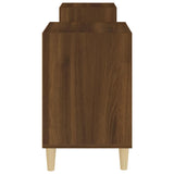 TV Cabinet Brown Oak 160x35x55 cm Engineered Wood - Low Angle