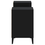 TV Cabinet Black 160x35x55 cm Engineered Wood - Close-Up Angle