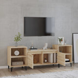 TV Cabinet Sonoma Oak 160x35x55 cm Engineered Wood - Side View