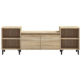 TV Cabinet Sonoma Oak 160x35x55 cm Engineered Wood - 45-Degree Angle