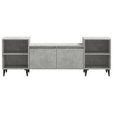 TV Cabinet Concrete Grey 160x35x55 cm Engineered Wood - 45-Degree Angle