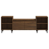 TV Cabinet Brown Oak 160x35x55 cm Engineered Wood - 45-Degree Angle