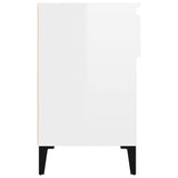 Shoe Cabinet High Gloss White 102x36x60 cm Engineered Wood - Low Angle